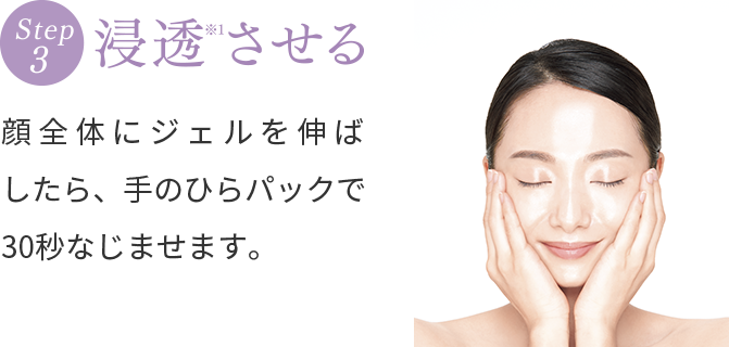 Step3 浸透※1させる