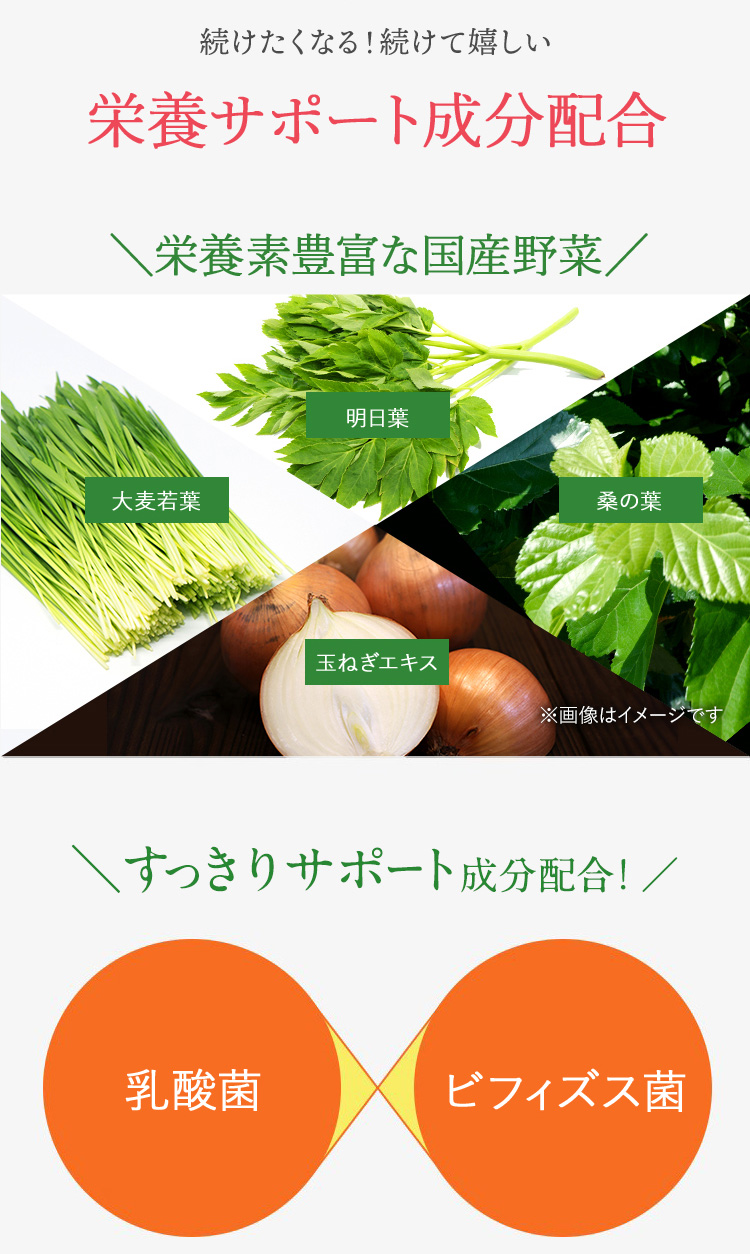 サポート成分配合画像