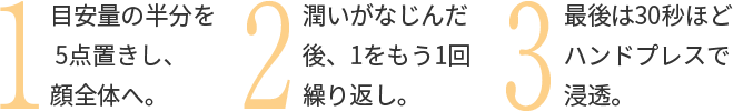 5点置きの手順