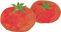トマトのイラスト