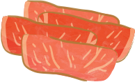 お肉のイラスト