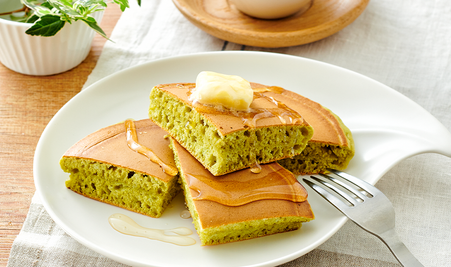 グリーンホットケーキ画像