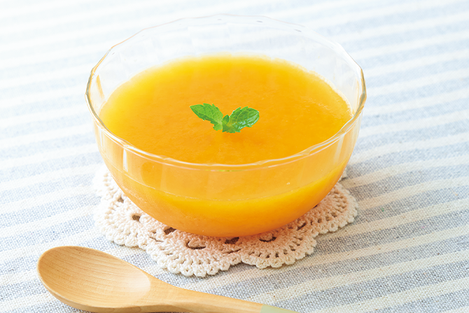 みかんとあんずの美肌ゼリーのイメージ