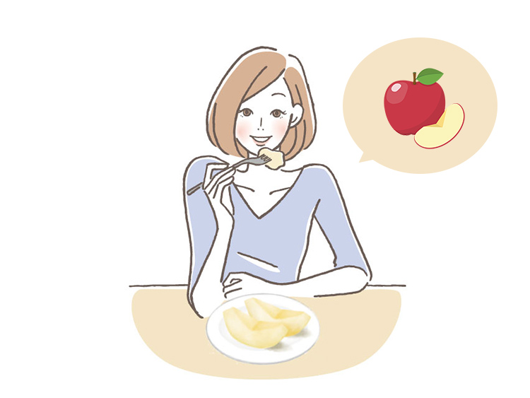 りんごのイラスト