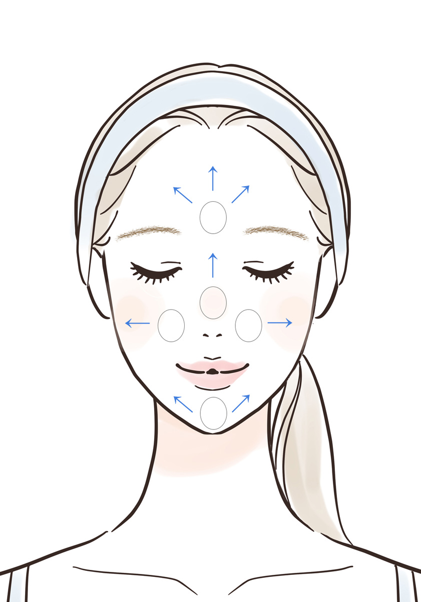 日焼け止め 塗り方