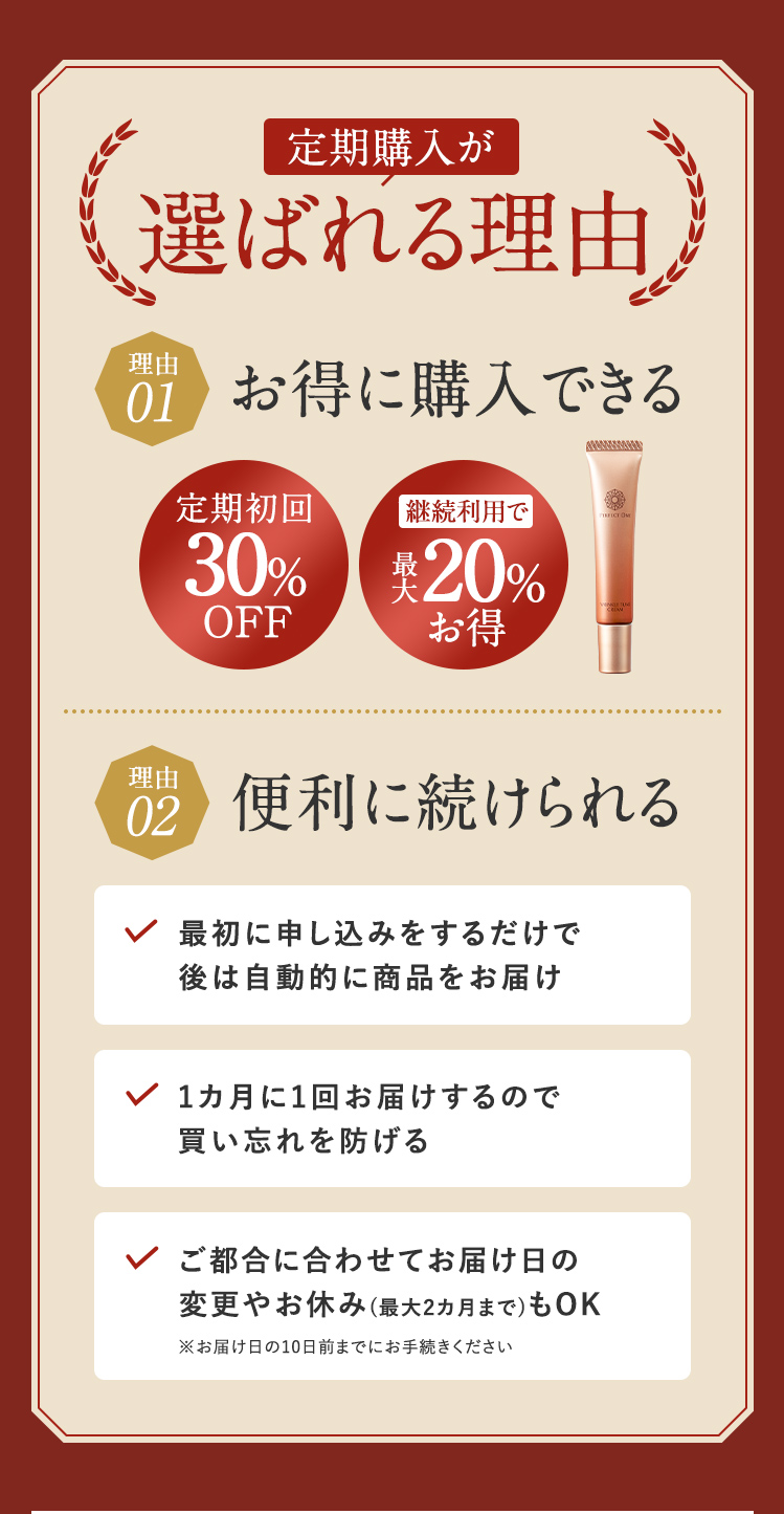 定期購入が選ばれる理由