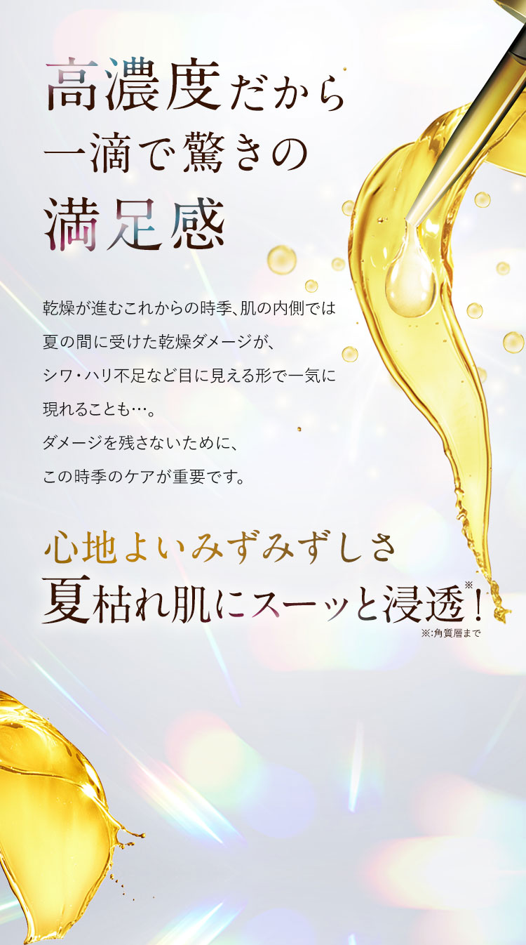 高濃度だから一滴で驚きの満足感
