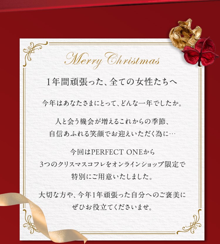 Merry Christmas 1年間頑張った、全ての女性たちへ