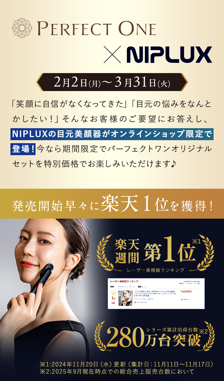 PERFECTONE×NIPLUX