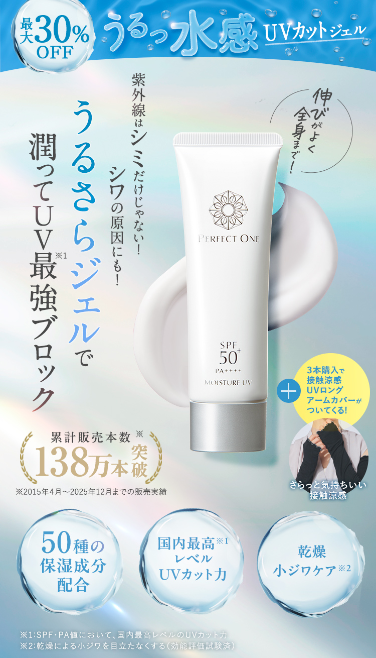 うるさらジェルで潤ってUV最強ブロック