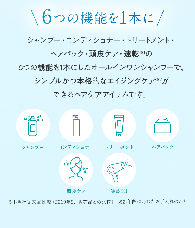 6つの機能を1本に