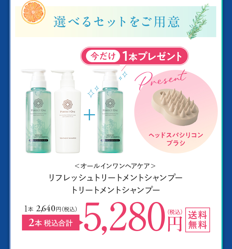 選べるセットをご用意
