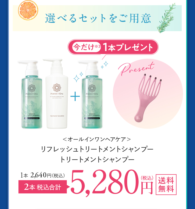 選べるセットをご用意