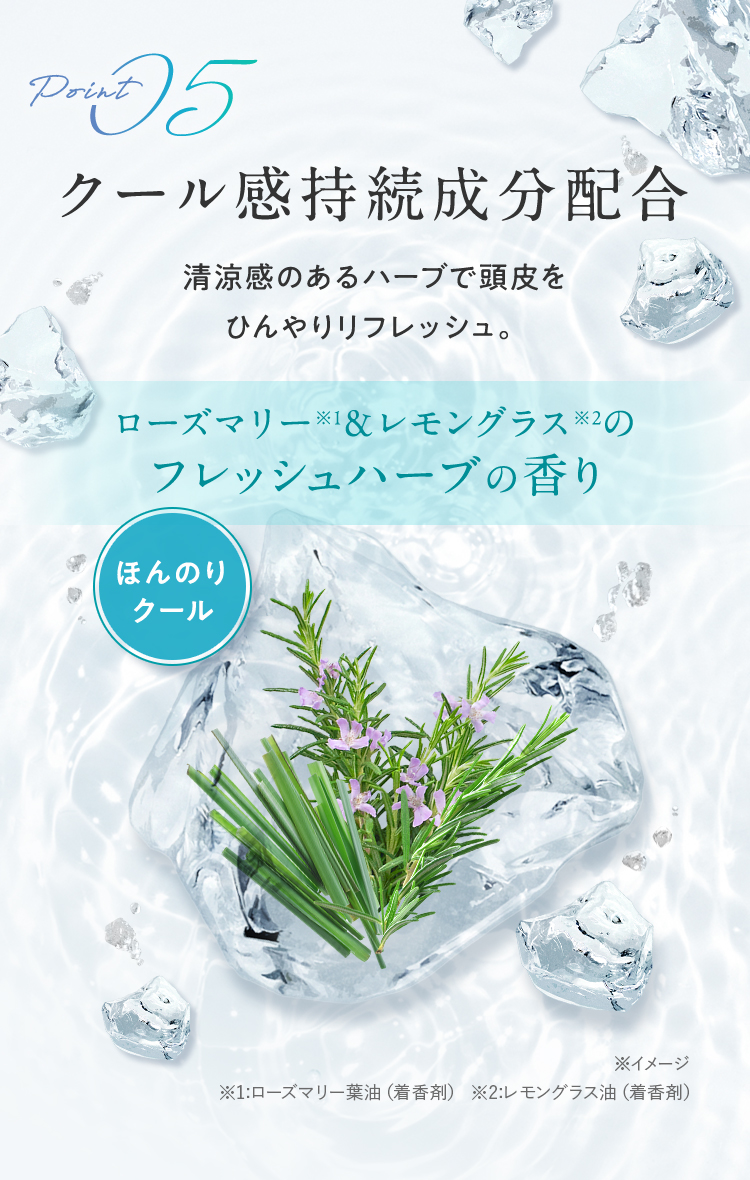 クール感持続成分配合