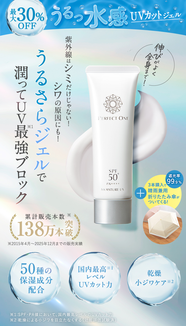 うるさらジェルで潤ってUV最強ブロック