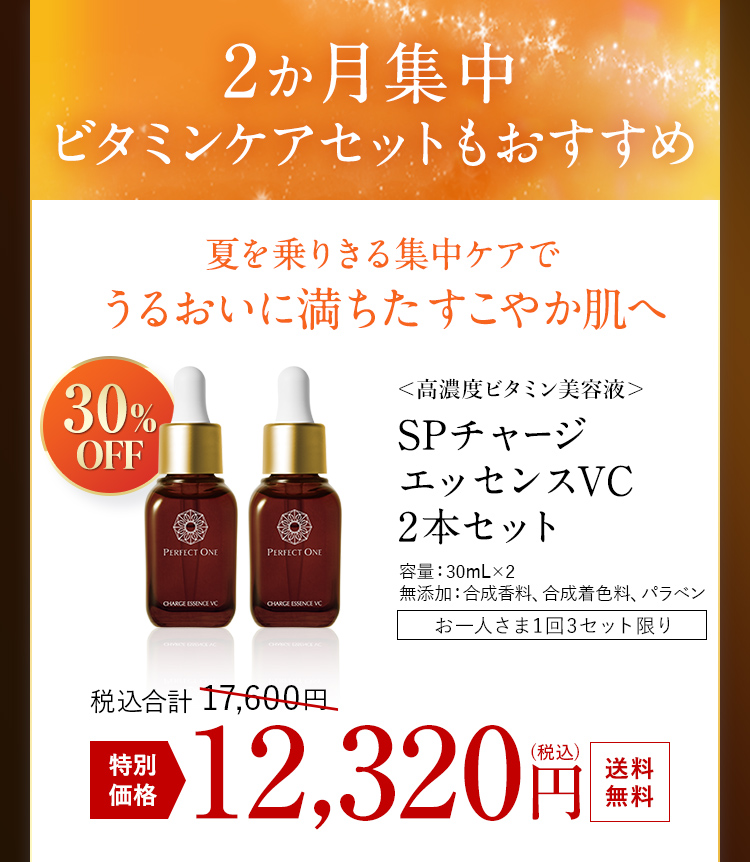 2カ月集中ビタミンケアセットもおすすめ