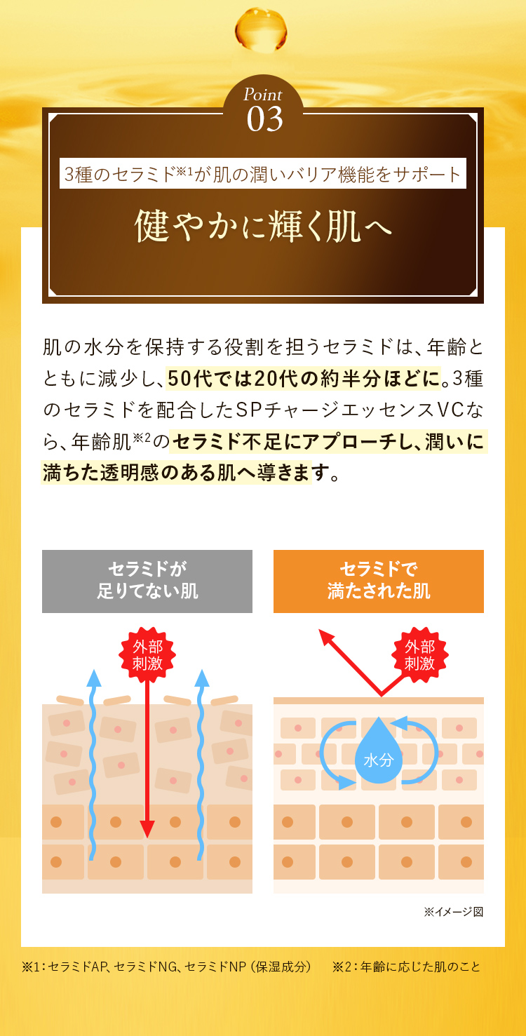 健やかに輝く肌へ