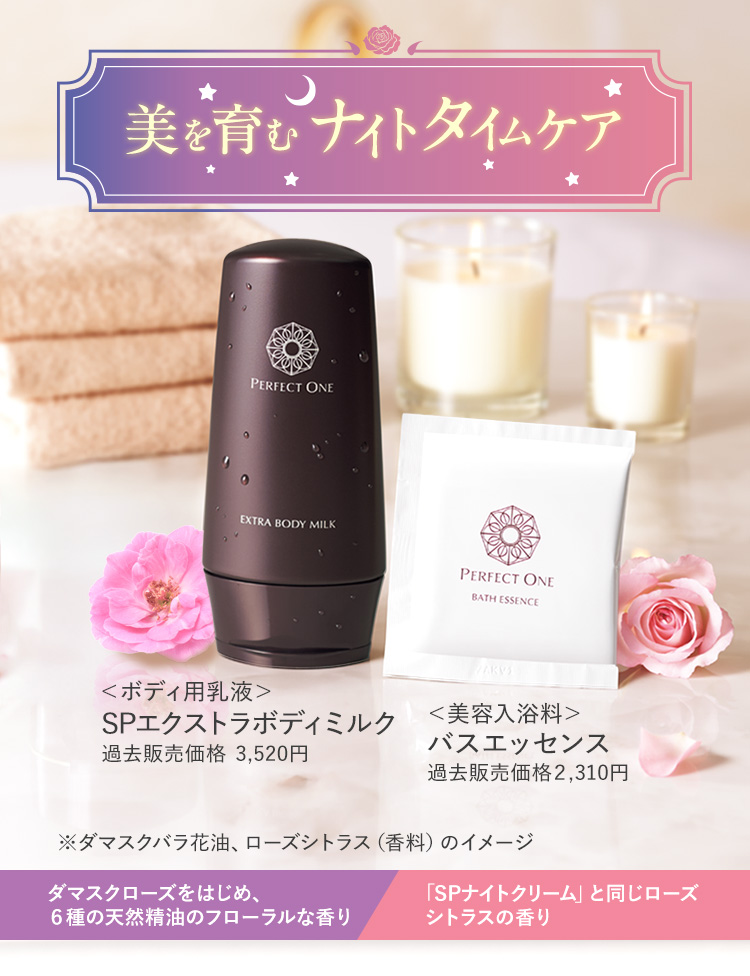 美肌をはぐくむナイトケアタイム