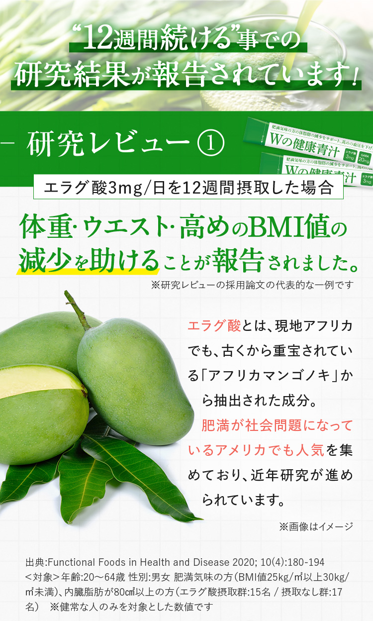 12週間続けることでの研究結果が報告されています