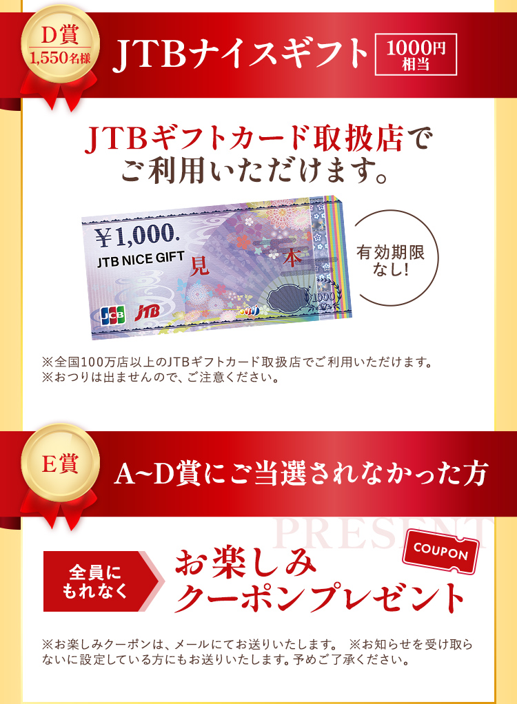 D賞・E賞