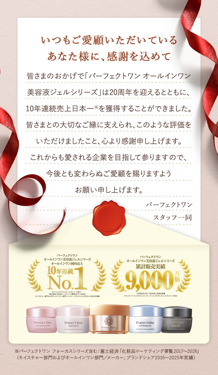 いつもご愛顧いただいているあなたさまに感謝を込めて
