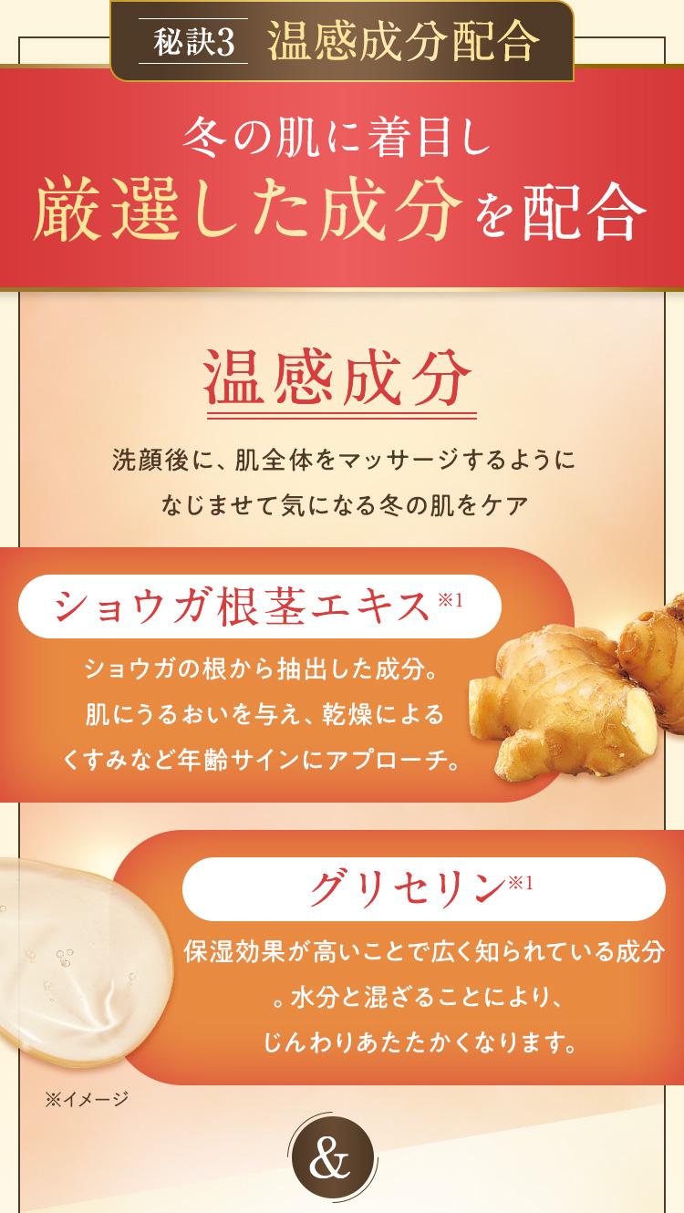 厳選した成分