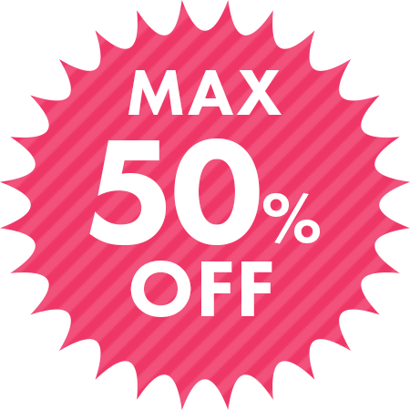 MAX50%OFF