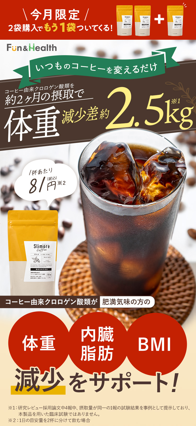 いつものコーヒーを変えるだけで！癒し時間でなりたい自分へ Slimore Coffee