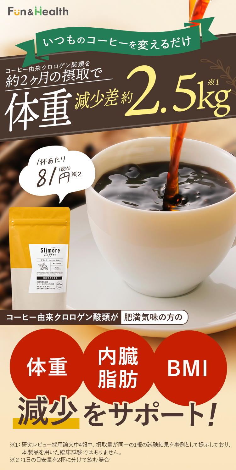 いつものコーヒーを変えるだけで！癒し時間でなりたい自分へ Slimore Coffee