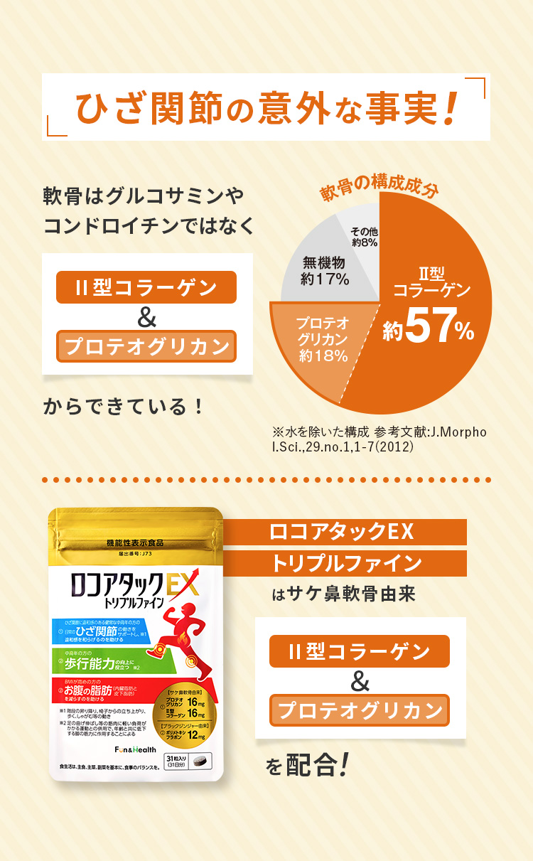 ひざ関節の意外な事実！