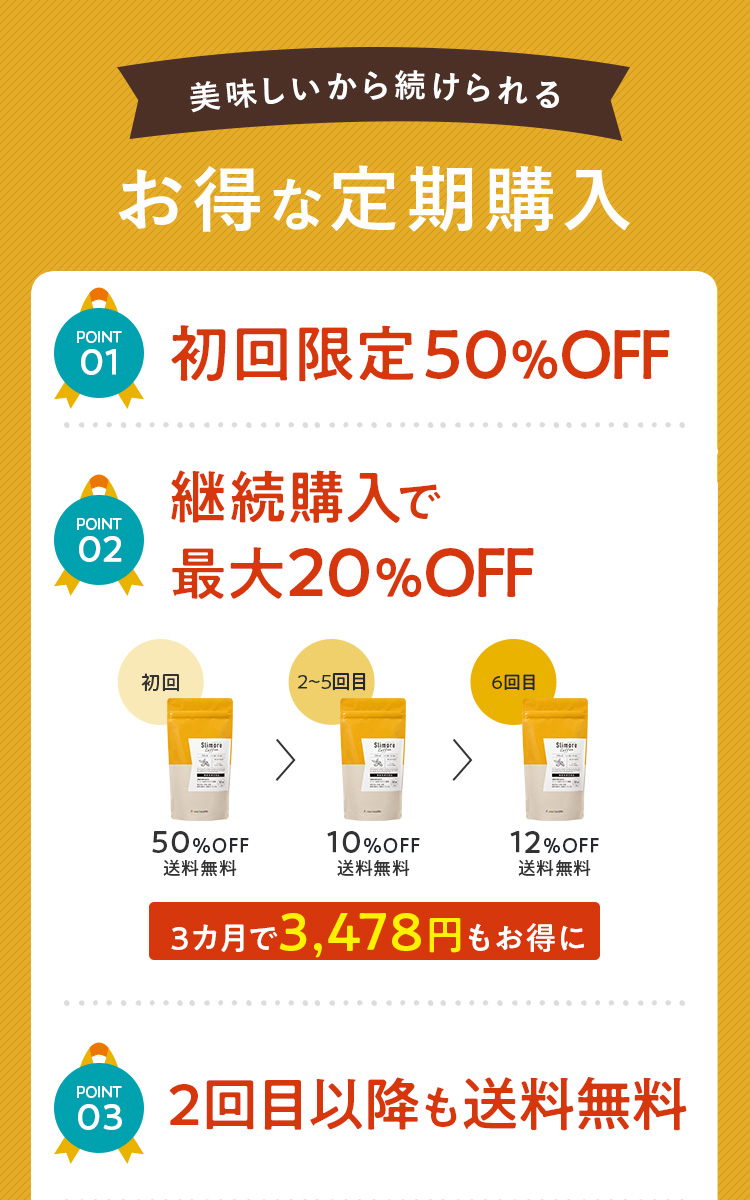 美味しいから続けられるお得な定期購入
