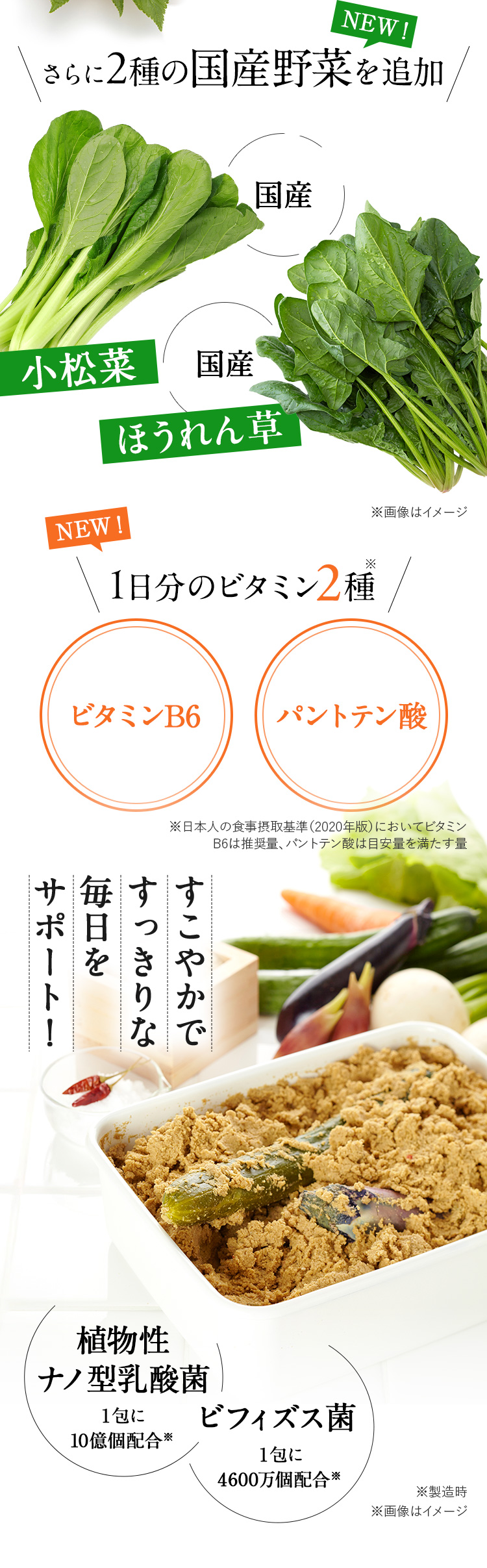 1日分のビタミン2種