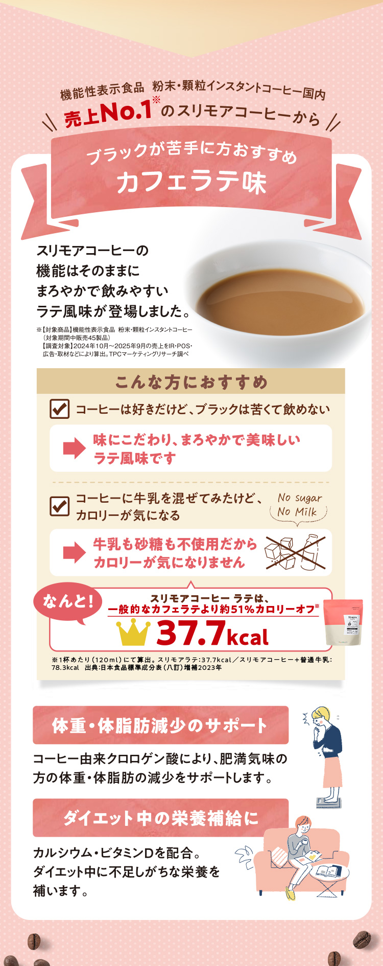 新登場！こだわりのカフェラテ