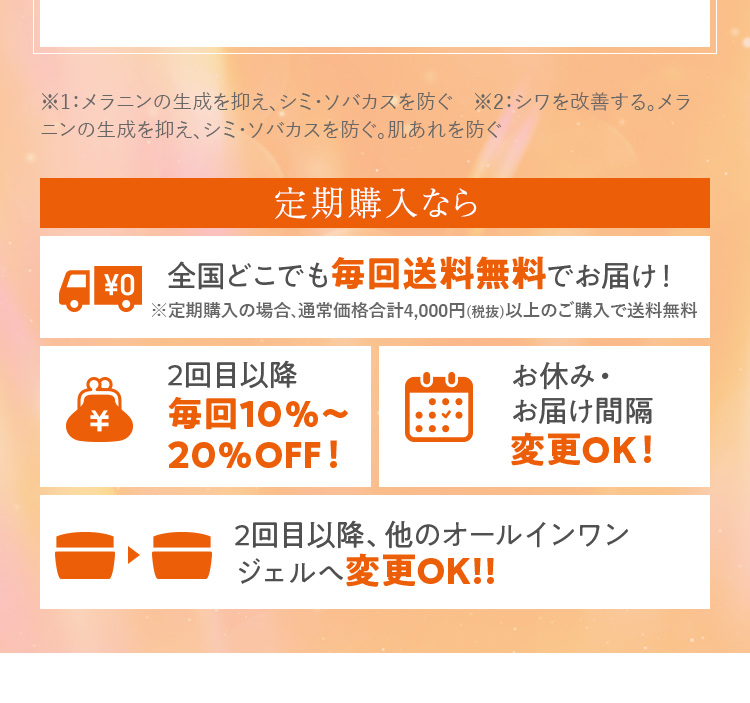 定期購入なら全国どこでも毎回送料無料！