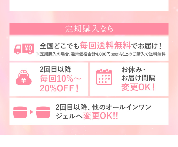 定期購入なら全国どこでも毎回送料無料！