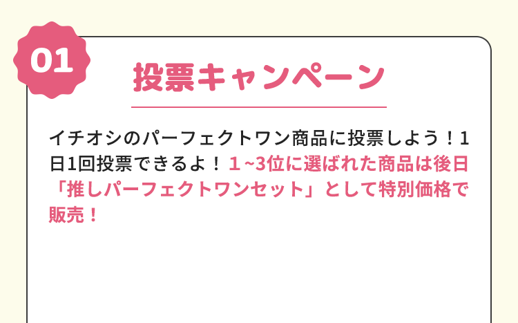 投票キャンペーン