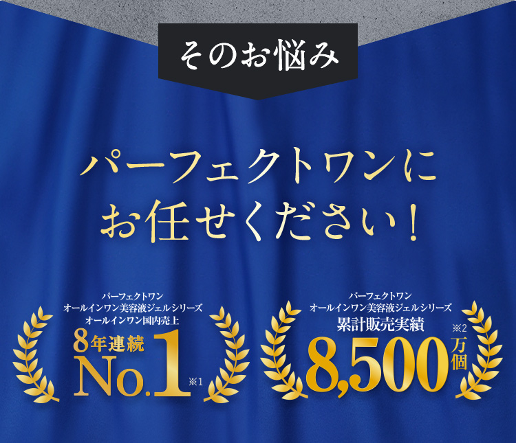 そのお悩みパーフェクトワンにお任せください！