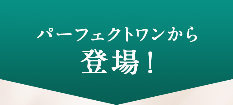 パーフェクトワンからついに登場