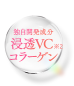 独自開発浸透VCコラーゲン