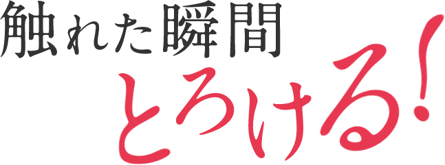 触れた瞬間とろける！